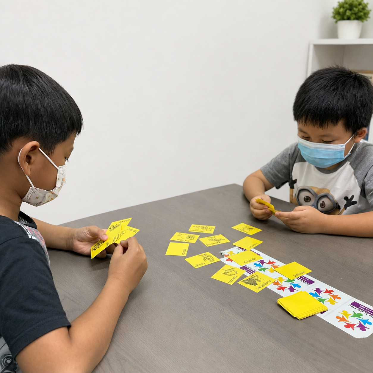 Students learning in class at Guru Kids Pro