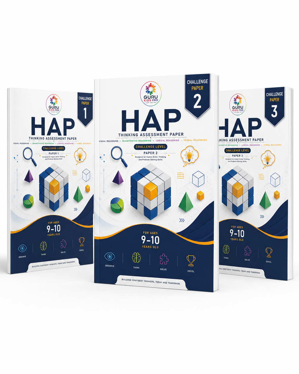 HAP Thinking Assessment Papers | Challenge Pack of 3 Ages 9–10