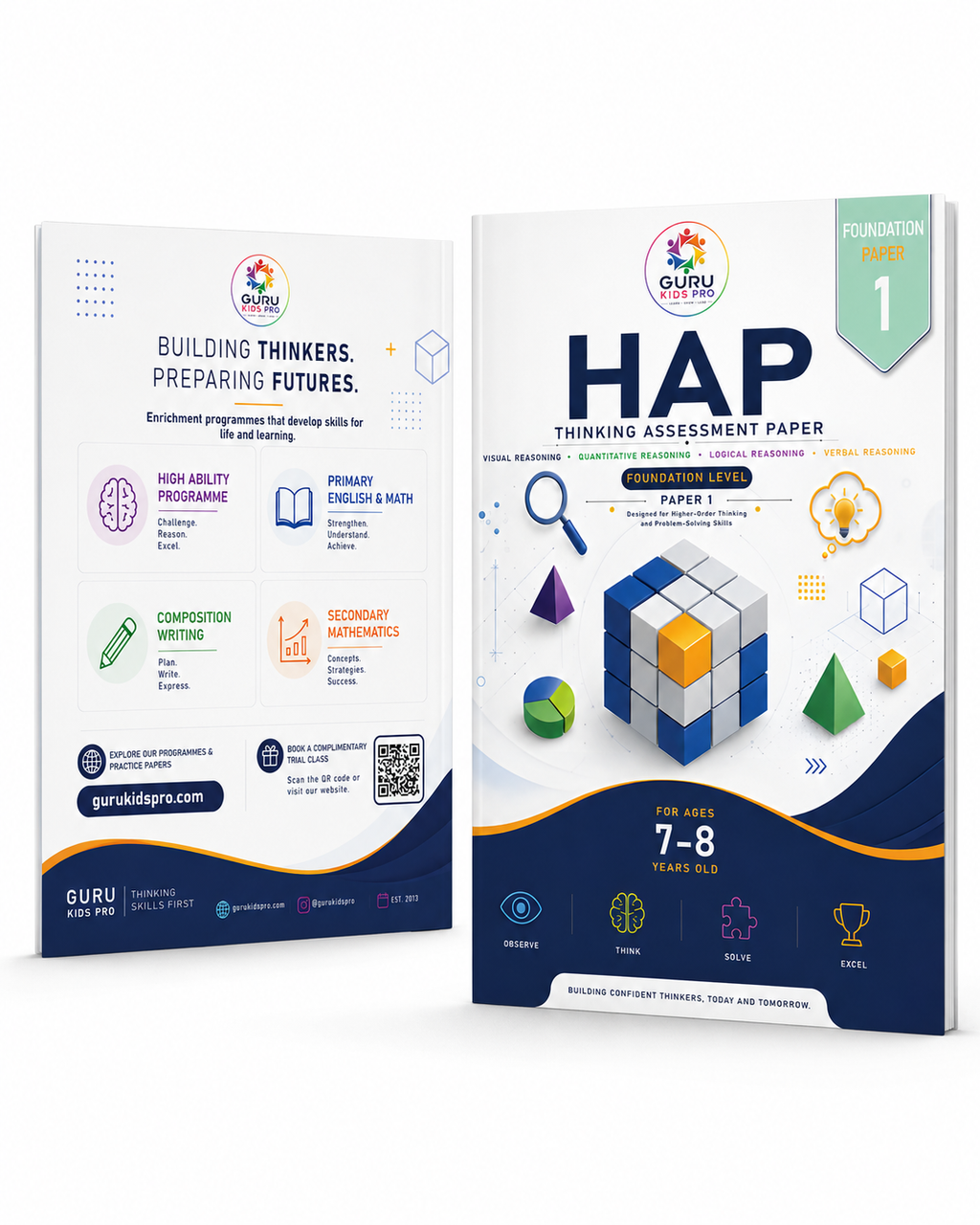 HAP Thinking Assessment Paper | Foundation Single Pack Ages 7–8