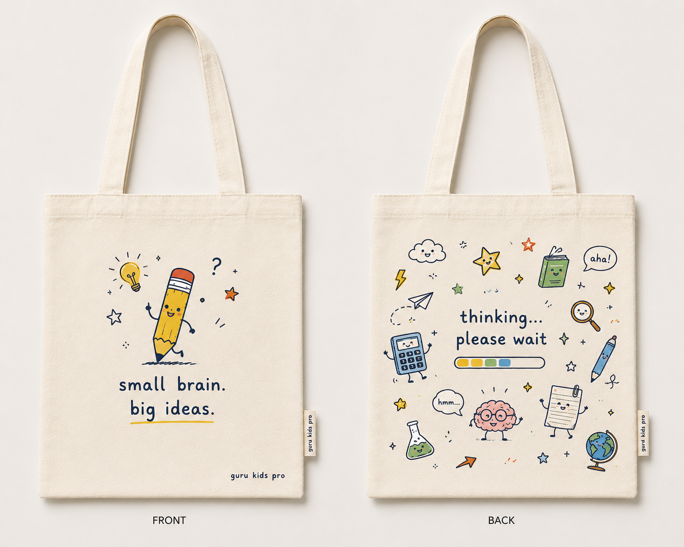 Small Brain, Big Ideas Tote Bag